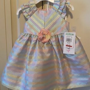 Size 18M: Bonnie Jean pastel-colored dress